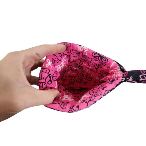 DISNEY MINNIE MOUSE HANDMADE CHRISTMAS STOCKINGS PINK QUILTED GIRL HOLIDAY - Picture 5 of 9